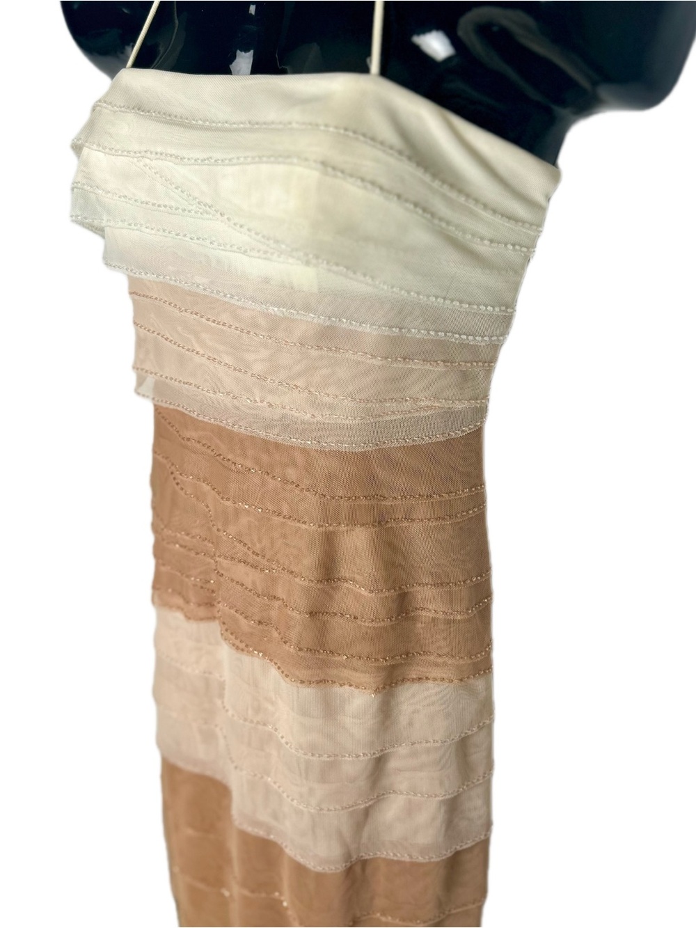 Cache Cream Tulle Layering Skirt